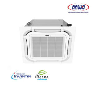 AIRE ACONDICIONADO SPLIT CASSETTE 8 VIAS 24.000 BTUH INVERTER R410A N2
